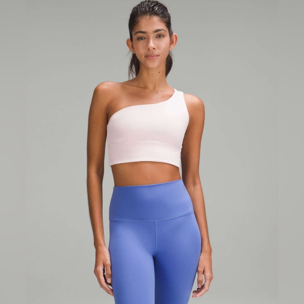 Lululemon Align Asymmetrical Bra *Light Support, A/B Cup
Flush Pink